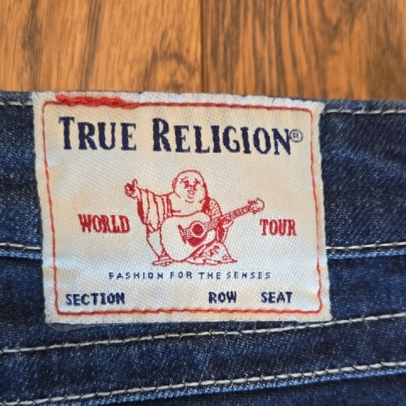 True Religion Distressed Stella Skinny Jeans EUC - Women's Size 28 - Picture 9 of 14